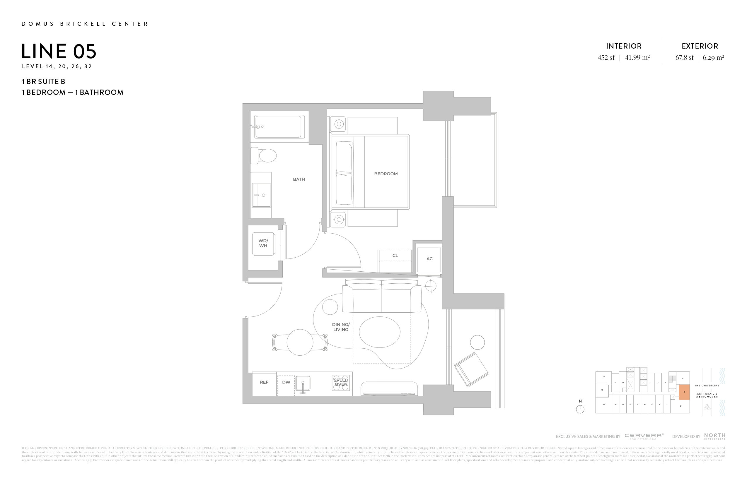 1 BR SUITE B | LEVEL 14, 20, 26, 32