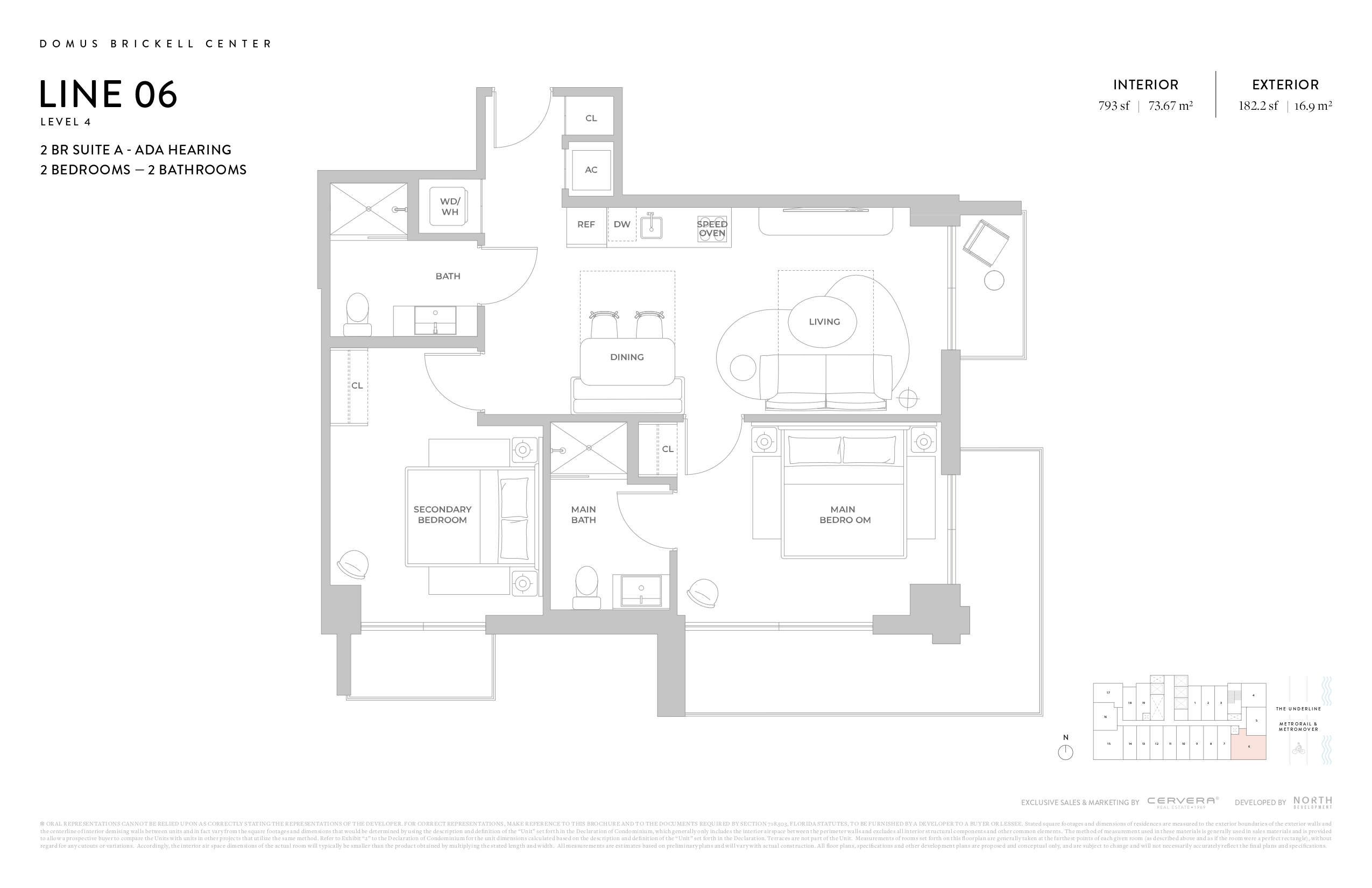 2 BR SUITE A - ADA HEARING | LEVEL 4