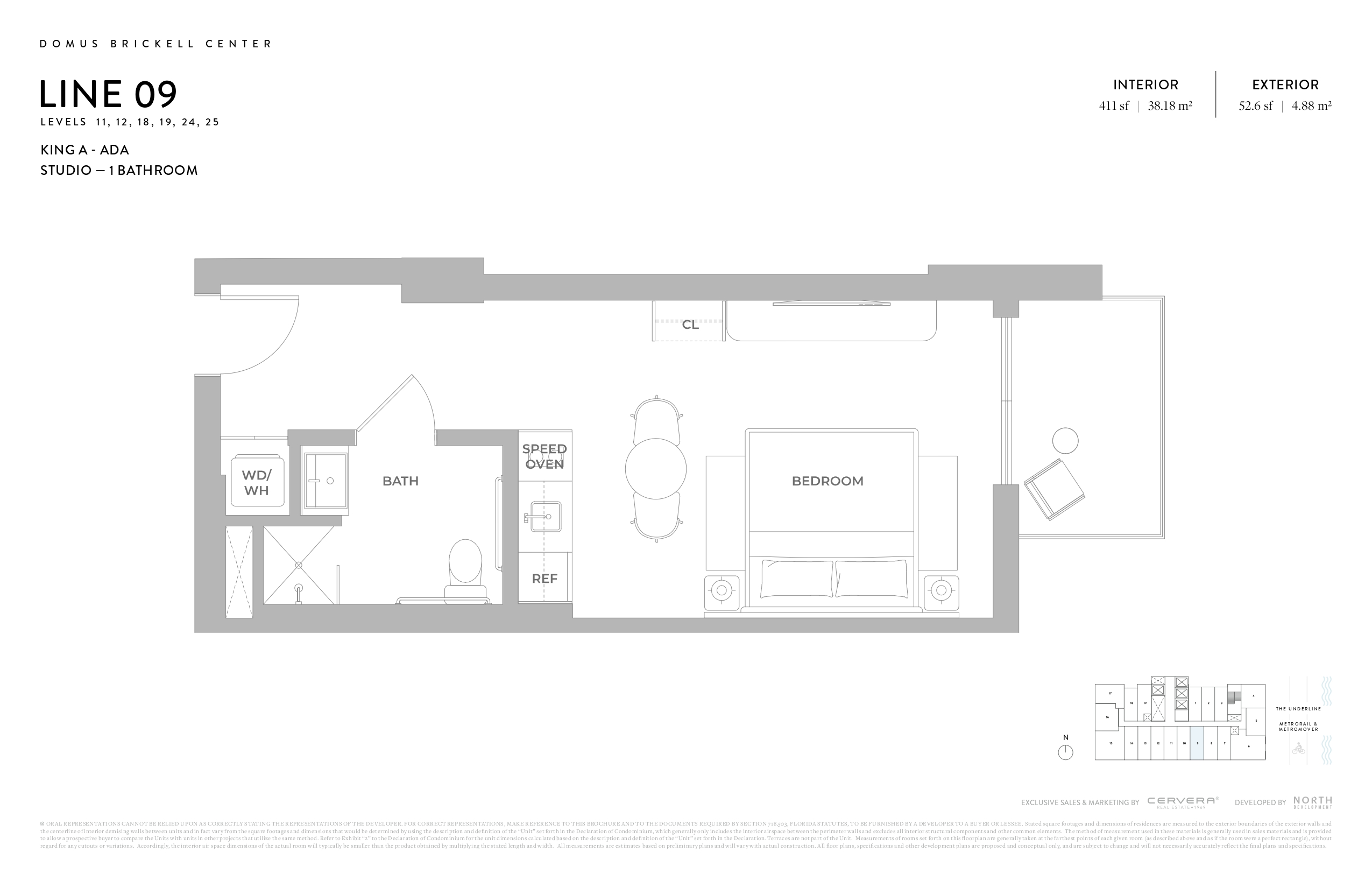 KING A - ADA | LEVELS 11, 12, 18, 19, 24, 25