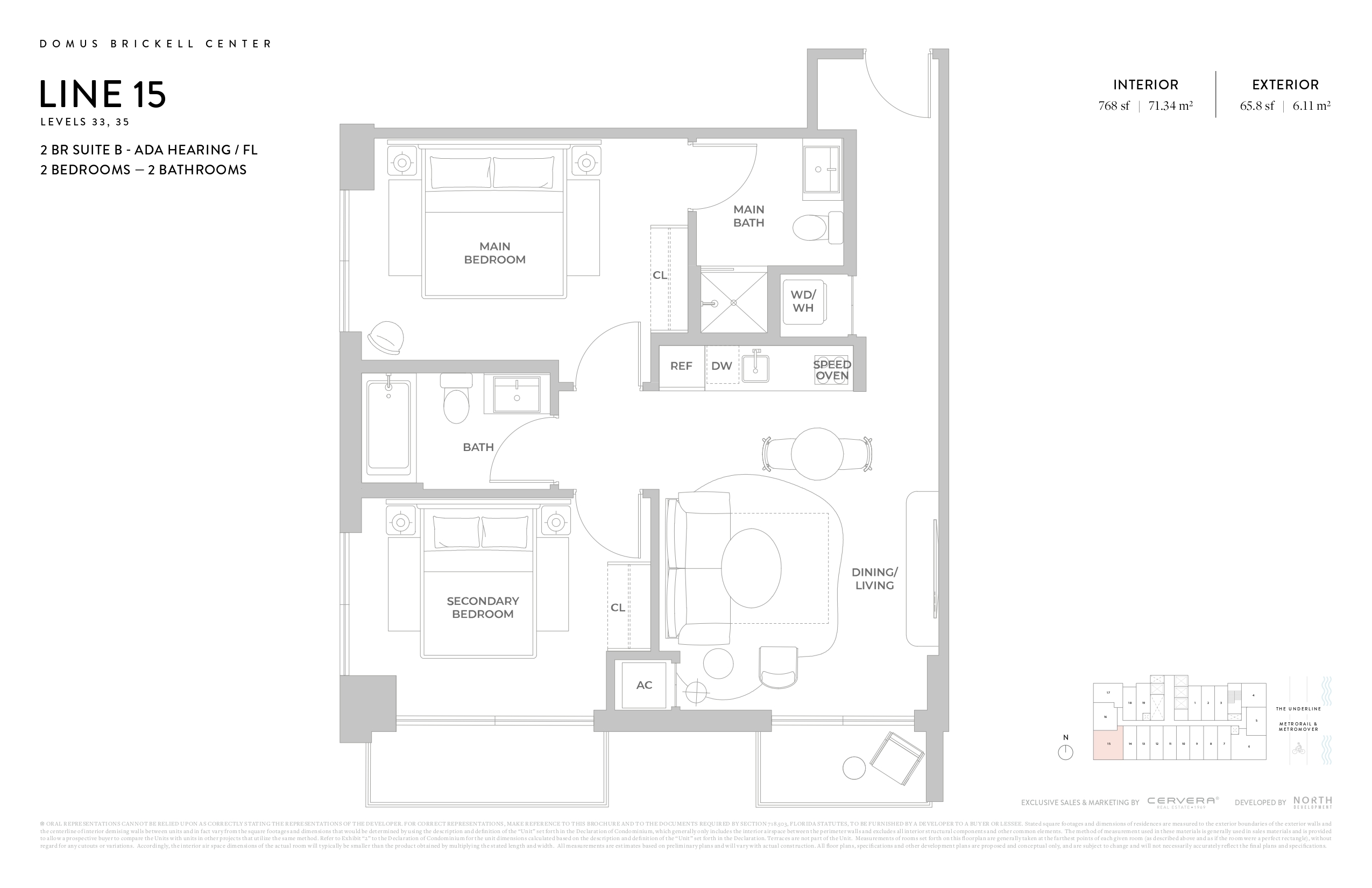 2 BR SUITE B | LEVELS 33, 35