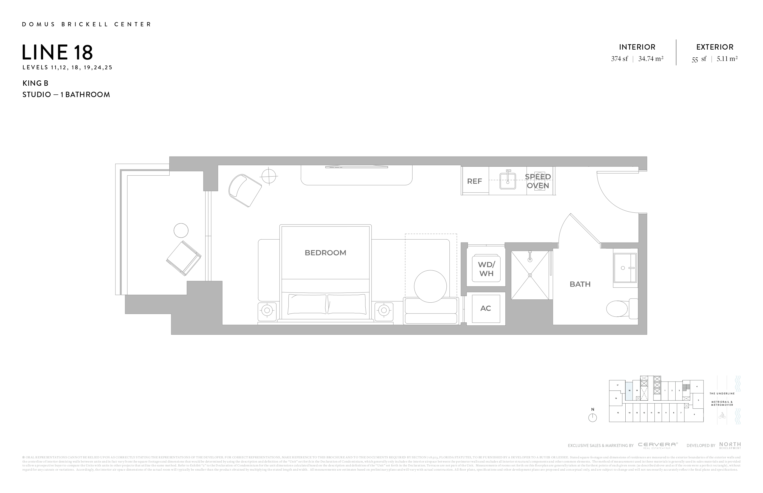 KING B | LEVELS 11,12, 18, 19,24,25